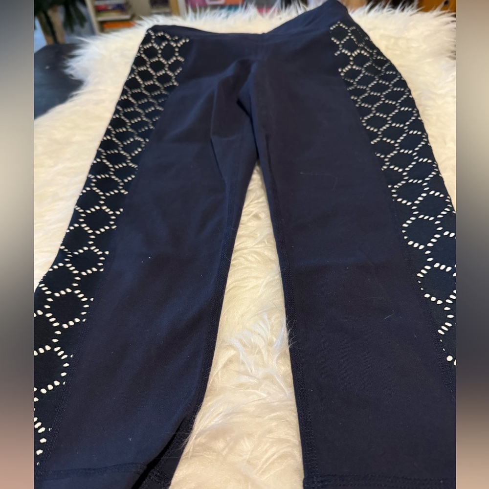 Athleta blue comfy yoga pants